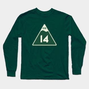 Colorado Mountain Sign Long Sleeve T-Shirt